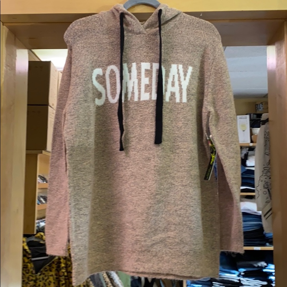 NWT RD Style “someday” hooded sweater
